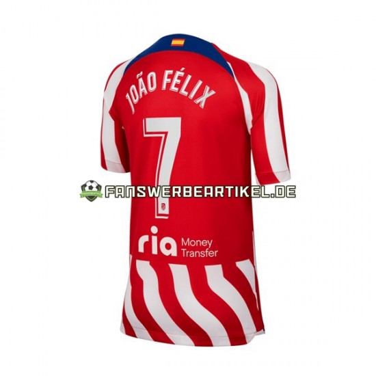 Joao Felix 7 Trikot Atlético Madrid Herren Heimausrüstung 2022-2023 Kurzarm