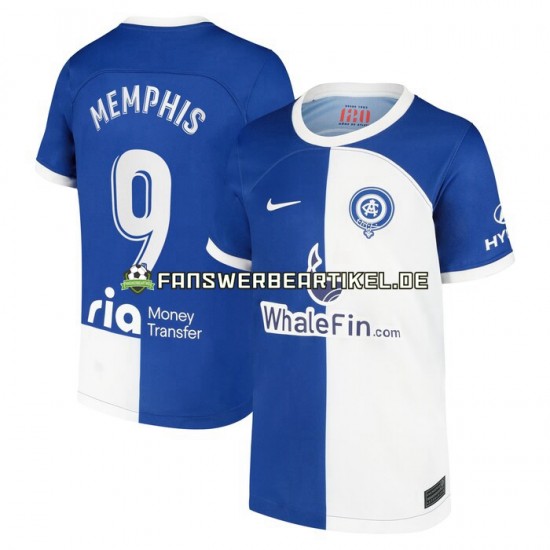 Memphis 9 120 Anniversary Trikot Atlético Madrid Herren Heimausrüstung 2022-2023 Kurzarm