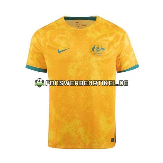 Trikot Australien Herren Heimausrüstung WM 2022 Kurzarm