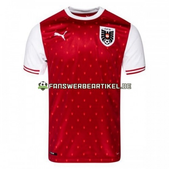 Trikot Österreich Herren Heimausrüstung 2021-2022 Kurzarm