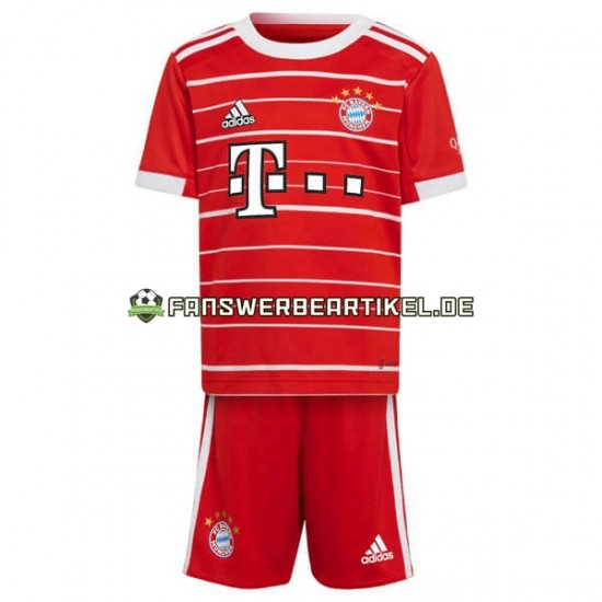 Trikot FC Bayern München Kinder Heimausrüstung 2022-2023 Kurzarm