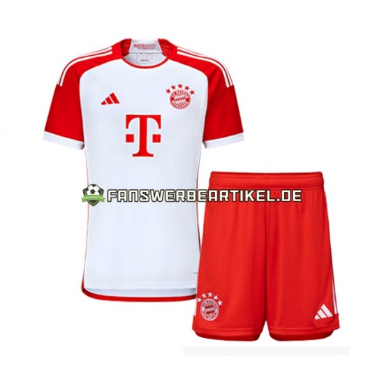 Trikot FC Bayern München Kinder Heimausrüstung 2023-2024 Kurzarm