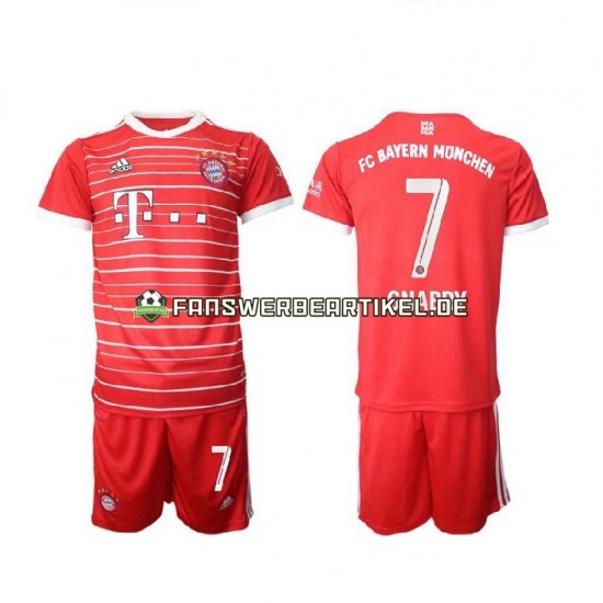 Gnabry 7 Trikot FC Bayern München Kinder Heimausrüstung 2022-2023 Kurzarm