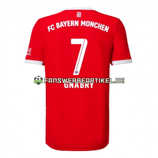 Gnabry 7 Trikot FC Bayern München Herren Heimausrüstung 2022-2023 Kurzarm