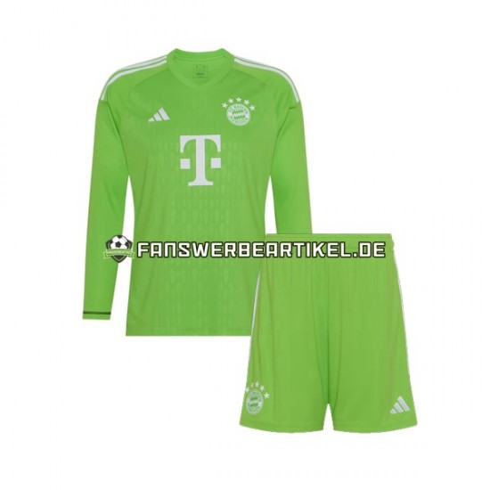 Torwart Trikot FC Bayern München Kinder Auswärtsausrüstung 2023-2024 Langarm