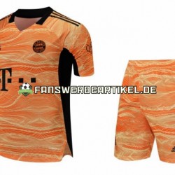 Torwart Trikot FC Bayern München Kinder Heimausrüstung 2021-2022 Kurzarm