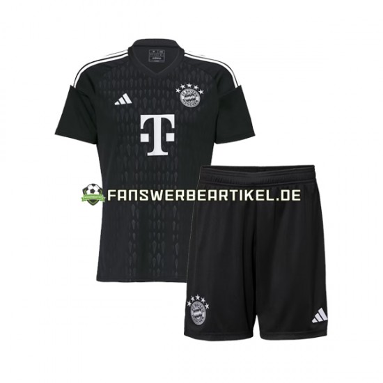 Torwart Trikot FC Bayern München Kinder Heimausrüstung 2023-2024 Kurzarm