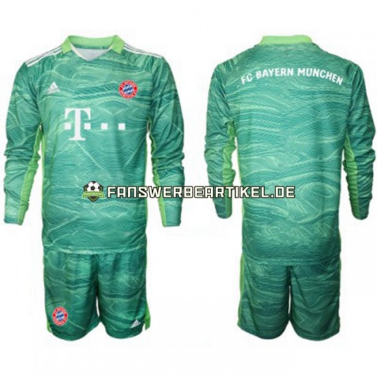 Torwart Trikot FC Bayern München Kinder Ausweich ausrüstung 2021-2022 Langarm