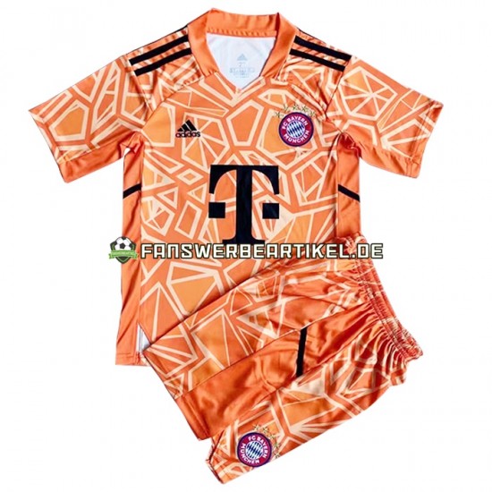 Torwart Trikot FC Bayern München Kinder Ausweich ausrüstung 2022-2023 Kurzarm