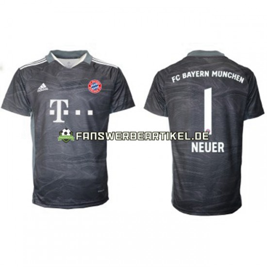 Manuel Neuer 1 Torwart Trikot FC Bayern München Herren Auswärtsausrüstung 2021-2022 Kurzarm