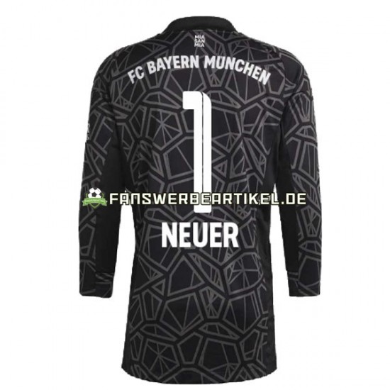 Manuel Neuer 1 Torwart Trikot FC Bayern München Herren Auswärtsausrüstung 2022-2023 Langarm