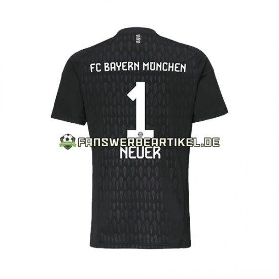 Manuel Neuer 1 Torwart Trikot FC Bayern München Herren Heimausrüstung 2023-2024 Kurzarm