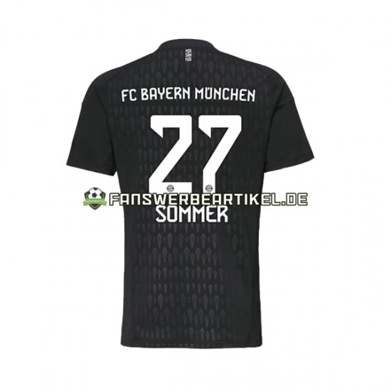 Yann Sommer 27 Torwart Trikot FC Bayern München Herren Heimausrüstung 2023-2024 Kurzarm