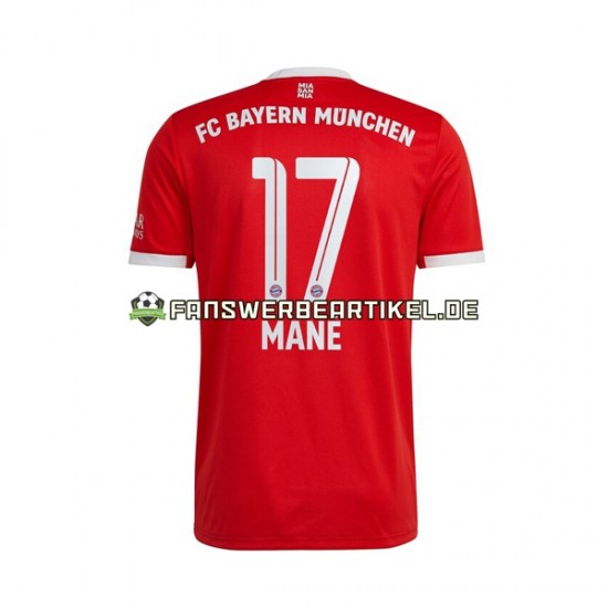 Sadio Mane 17 Trikot FC Bayern München Herren Heimausrüstung 2022-2023 Kurzarm