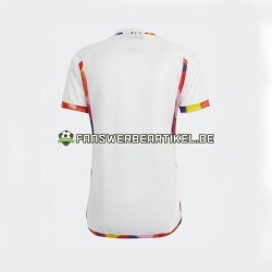 Trikot Belgien Herren Auswärtsausrüstung WM 2022 Kurzarm
