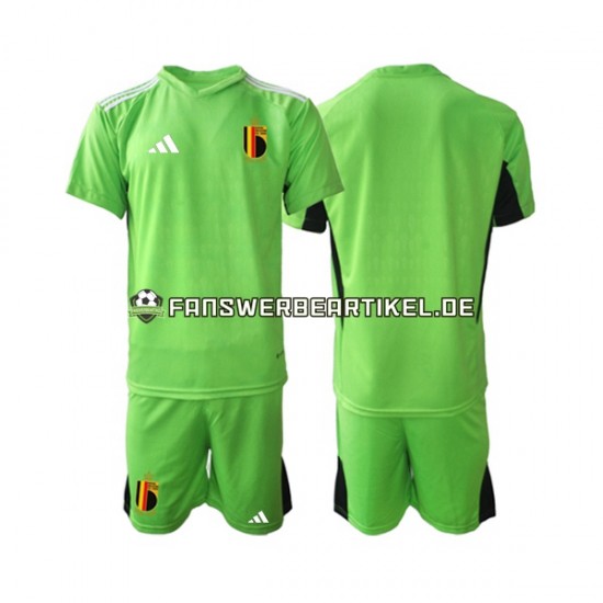 Torwart Trikot Belgien Kinder Heimausrüstung 2021-2022 Kurzarm