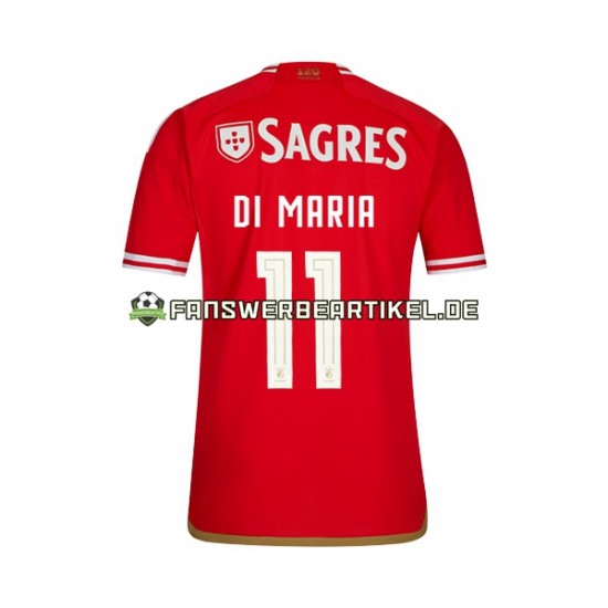 Di Maria 11 Trikot Benfica Herren Heimausrüstung 2023-2024 Kurzarm