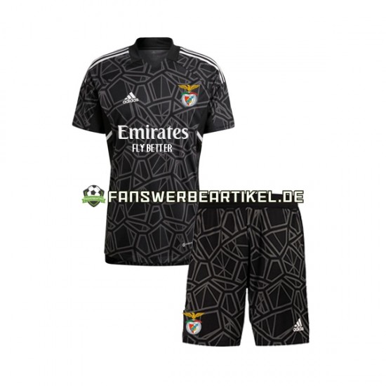 Torwart Trikot Benfica Kinder Auswärtsausrüstung 2022-2023 Kurzarm