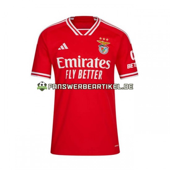 Trikot Benfica Herren Heimausrüstung 2023-2024 Kurzarm