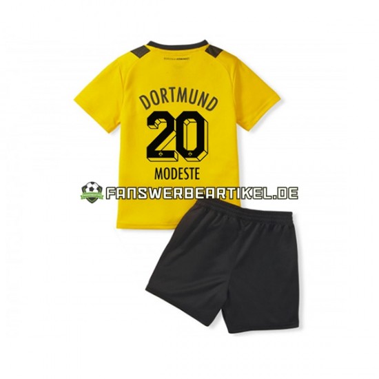 Anthony Modeste 20 Trikot Borussia Dortmund Kinder Heimausrüstung 2022-2023 Kurzarm