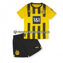 Trikot Borussia Dortmund Kinder Heimausrüstung 2022-2023 Kurzarm