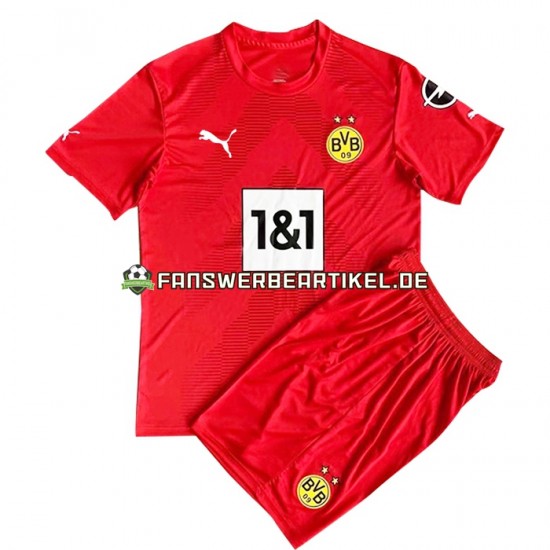 Torwart Trikot Borussia Dortmund Kinder Heimausrüstung 2022-2023 Kurzarm