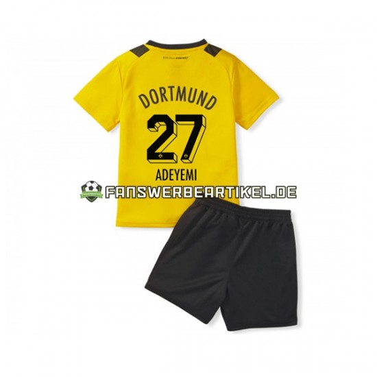 Karim Adeyemi 27 Trikot Borussia Dortmund Kinder Heimausrüstung 2022-2023 Kurzarm