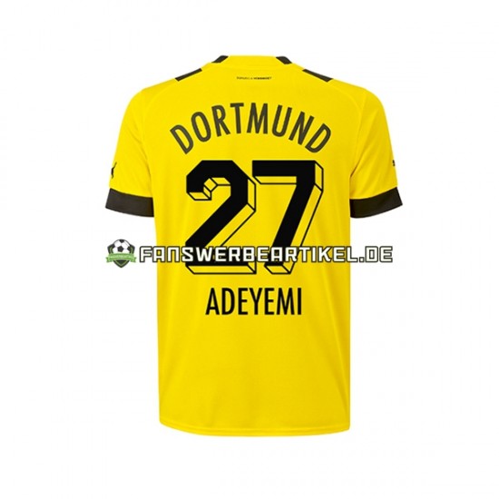 Karim Adeyemi 27 Trikot Borussia Dortmund Herren Heimausrüstung 2022-2023 Kurzarm