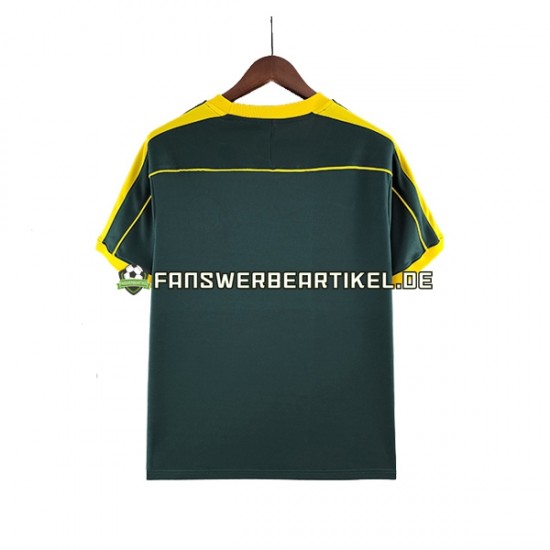 Retro 1998 Torwart Trikot Brasilien Herren Auswärtsausrüstung Kurzarm