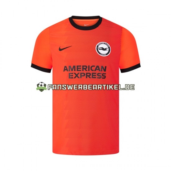 Trikot Brighton Hove Albion Herren Auswärtsausrüstung 2022-2023 Kurzarm