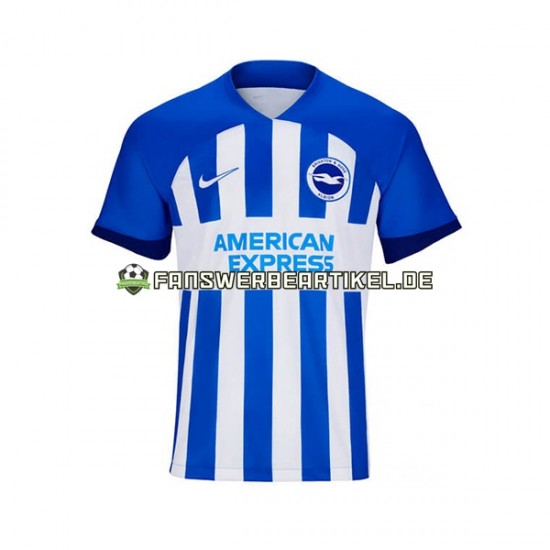 Trikot Brighton Hove Albion Herren Heimausrüstung 2023-2024 Kurzarm