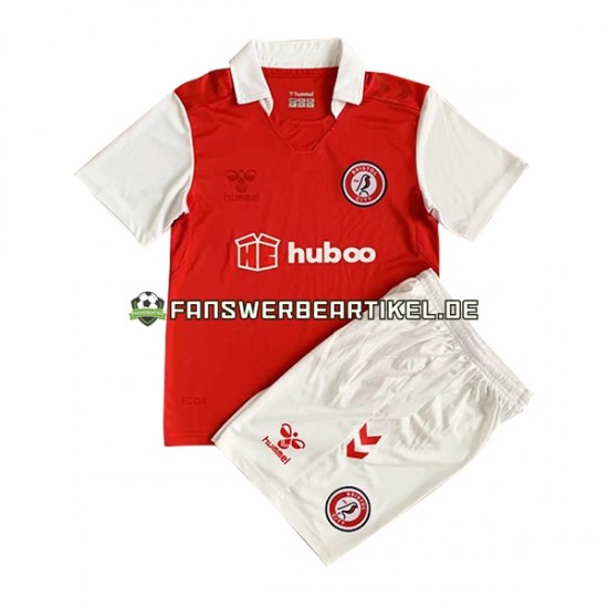 Trikot Bristol City Kinder Heimausrüstung 2022-2023 Kurzarm