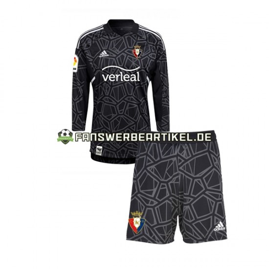 Torwart Trikot CA Osasuna Kinder Heimausrüstung 2022-2023 Langarm