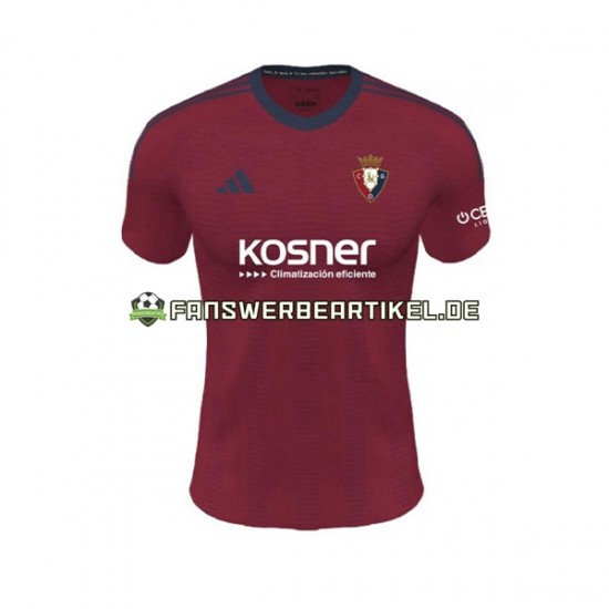 Trikot CA Osasuna Herren Heimausrüstung 2023-2024 Kurzarm