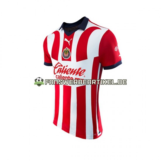 Trikot Deportivo Guadalajara Herren Heimausrüstung 2023-2024 Kurzarm