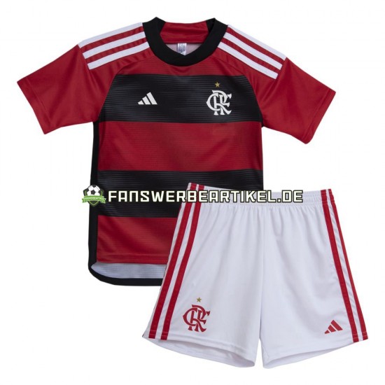 Trikot CR Flamengo Kinder Heimausrüstung 2023-2024 Kurzarm