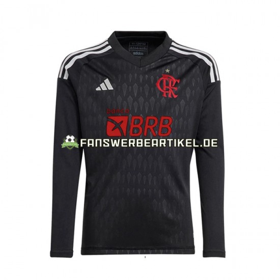 Torwart Trikot CR Flamengo Herren Auswärtsausrüstung 2023-2024 Langarm