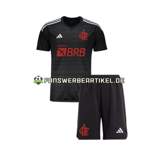 Torwart Trikot CR Flamengo Kinder Auswärtsausrüstung 2023-2024 Kurzarm