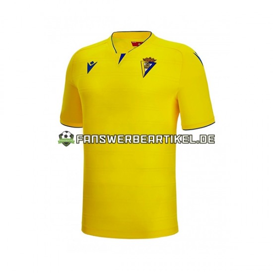 Trikot Cádiz CF Herren Heimausrüstung 2022-2023 Kurzarm