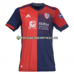 Trikot Cagliari Herren Heimausrüstung 2021-2022 Kurzarm