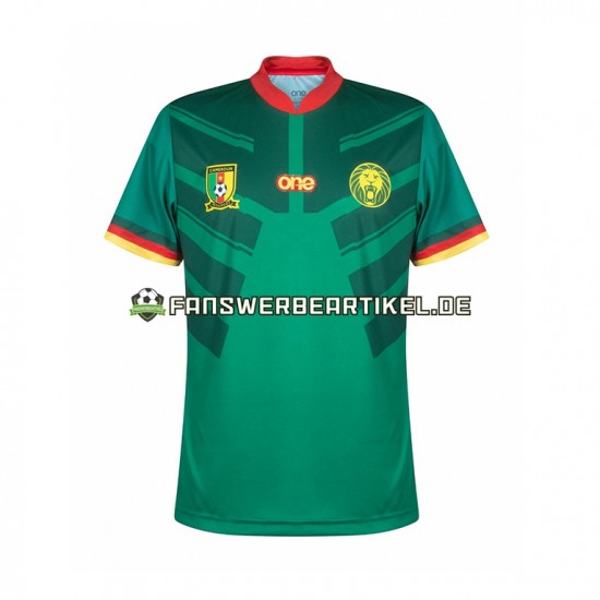 Trikot Kamerun Herren Heimausrüstung WM 2022 Kurzarm