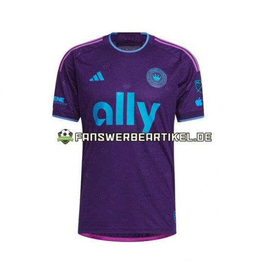 Trikot Charlotte FC Herren Auswärtsausrüstung 2023-2024 Kurzarm