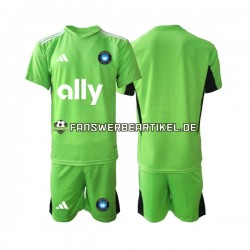Torwart Trikot Charlotte FC Kinder Heimausrüstung 2023-2024 Kurzarm