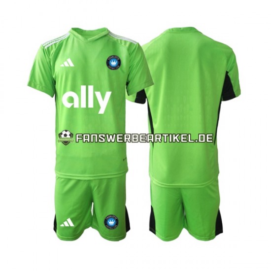 Torwart Trikot Charlotte FC Kinder Heimausrüstung 2023-2024 Kurzarm