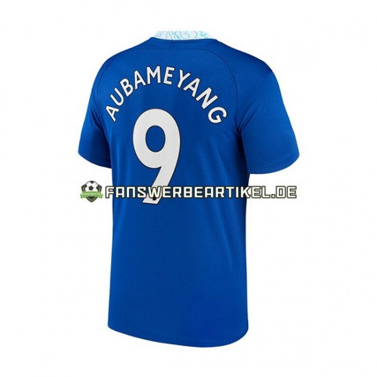 Aubameyang 9 Trikot Chelsea Herren Heimausrüstung 2022-2023 Kurzarm