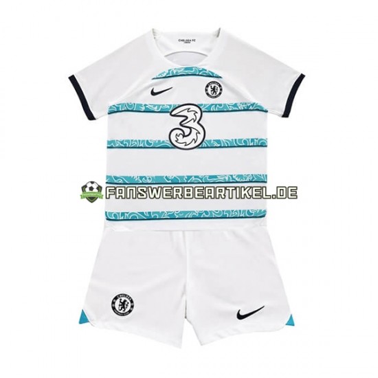 Trikot Chelsea Kinder Auswärtsausrüstung 2022-2023 Kurzarm