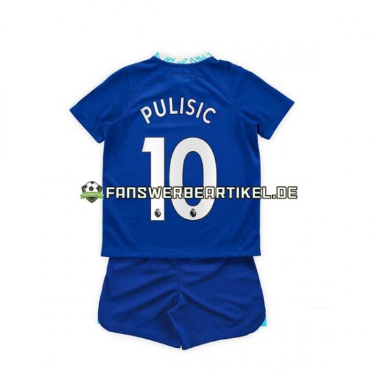 Christian Pulisic 10 Trikot Chelsea Kinder Heimausrüstung 2022-2023 Kurzarm