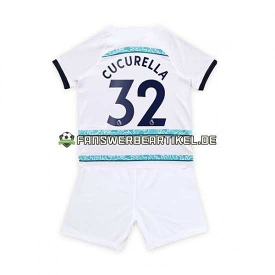 Cucurella 32 Trikot Chelsea Kinder Auswärtsausrüstung 2022-2023 Kurzarm