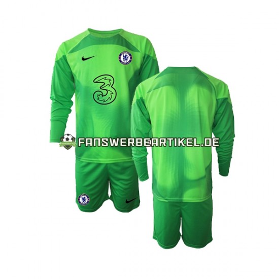 Torwart Trikot Chelsea Kinder Ausweich ausrüstung 2022-2023 Langarm