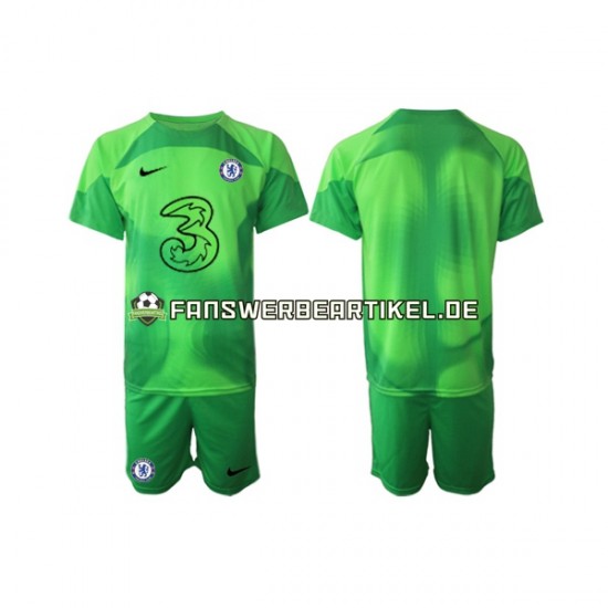 Torwart Trikot Chelsea Kinder Ausweich ausrüstung 2022-2023 Kurzarm